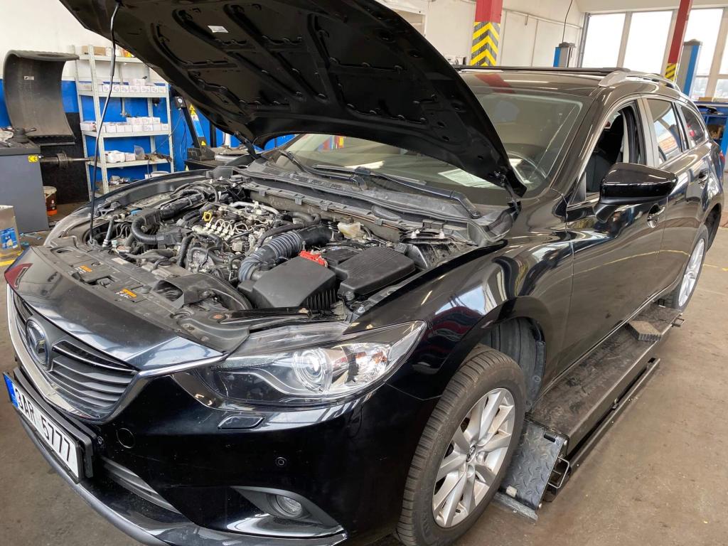 Oprava motoru Mazda 6, čištění DPF filtru