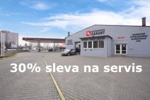 30% sleva servisní prohlídka Autoservis Garant