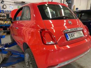 Fiat 500 garanční prohlídka, dezinfekce klimatizace